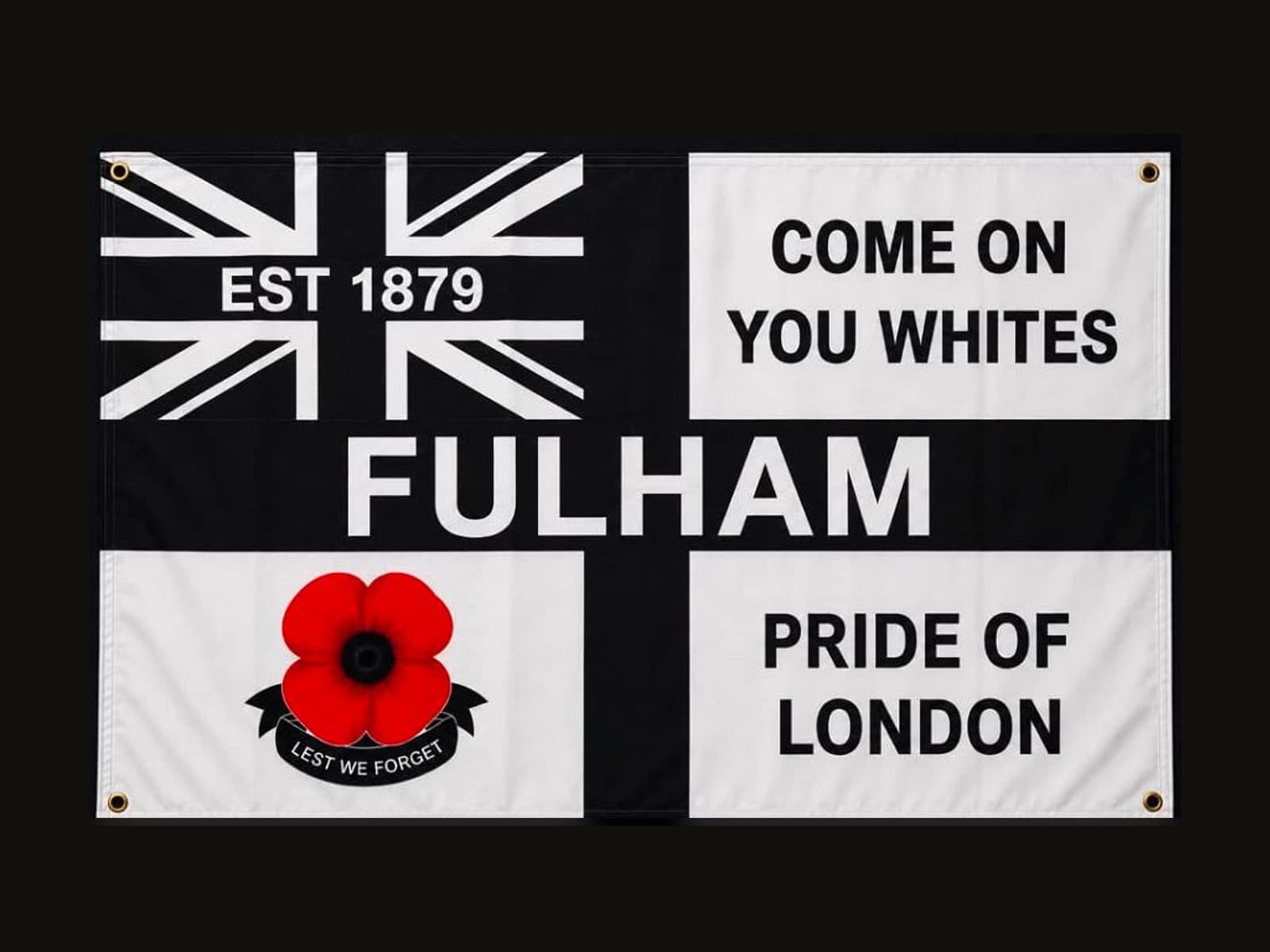 Fulham Lest We Forget Flag